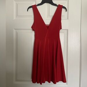 Forever21 Homecoming or Formal Elegant Rust Sleeveless Dress with back cutouts